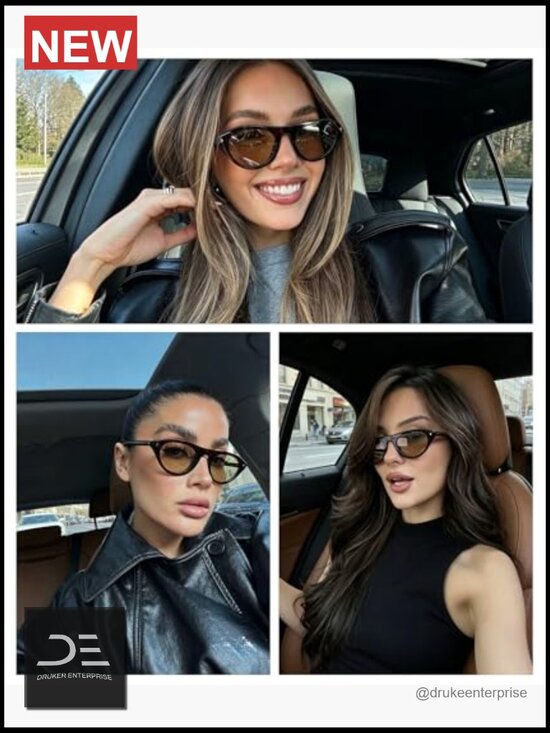 Retro Cat Eye Sunglasses UV400 Protection Driving Travel Outdoor main image 6
